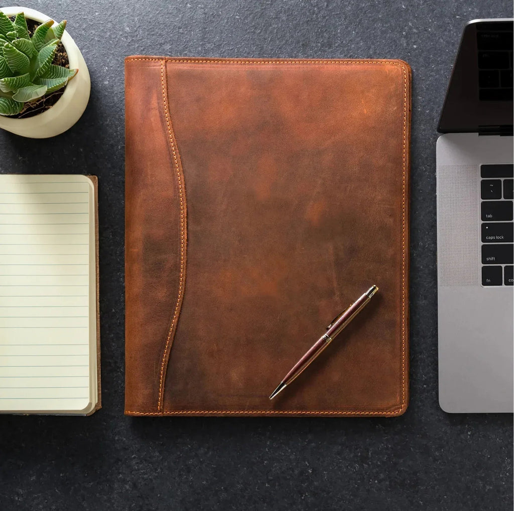 Falit Full-Grain Leather Padfolio