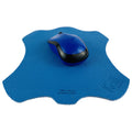 Italian Full-Grain Leather Mouse Pad – Light Blue