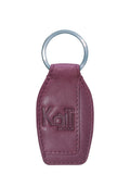 Mauve Full-Grain Leather Key Ring