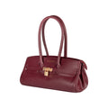 Arianna Women’s Italian Leather Shoulder Bag – Bordeaux