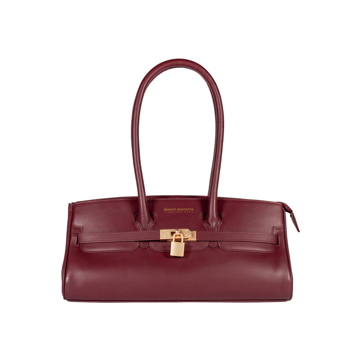 Arianna Women’s Italian Leather Shoulder Bag – Bordeaux