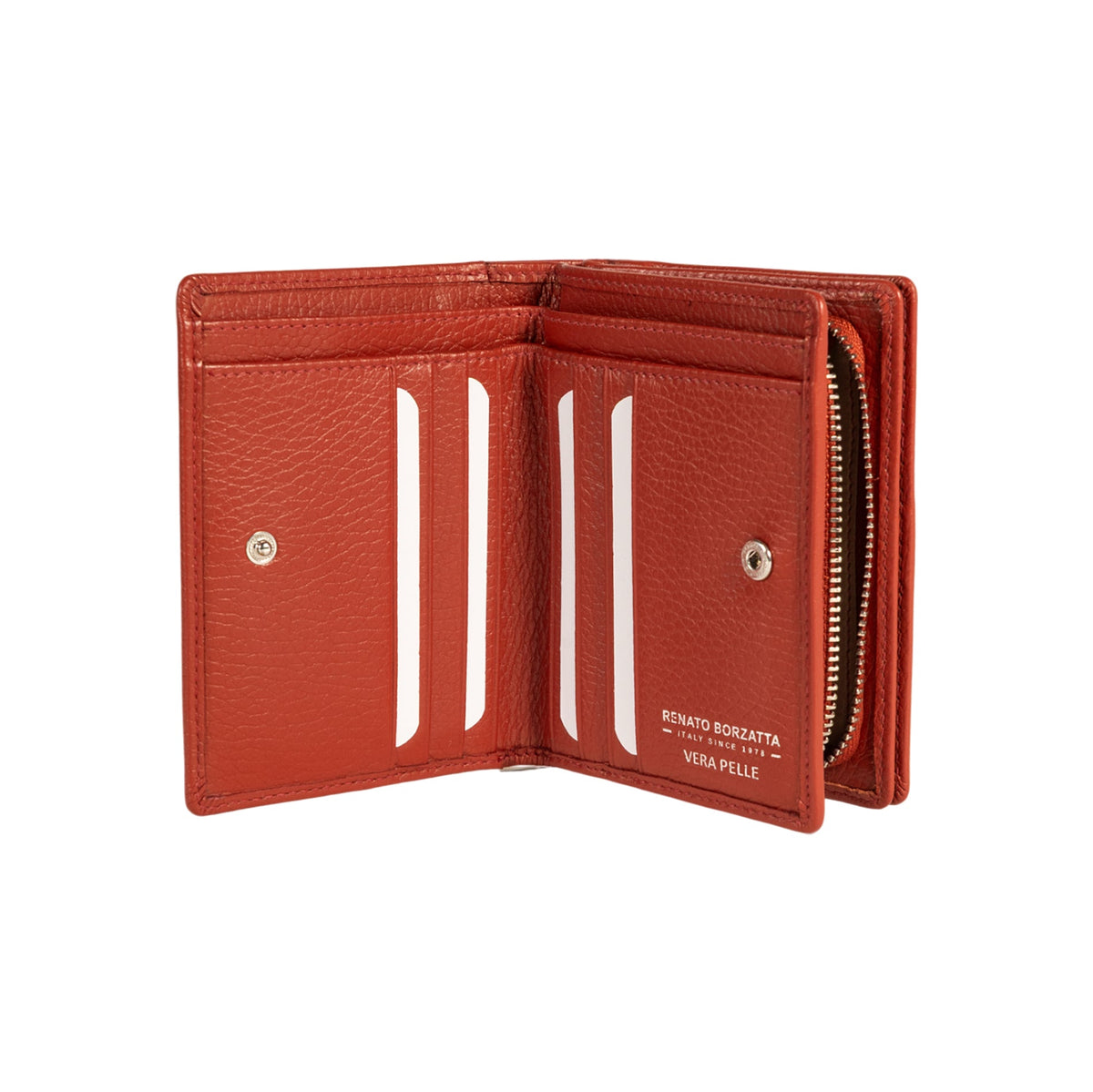 Paprika Italian Leather Wallet