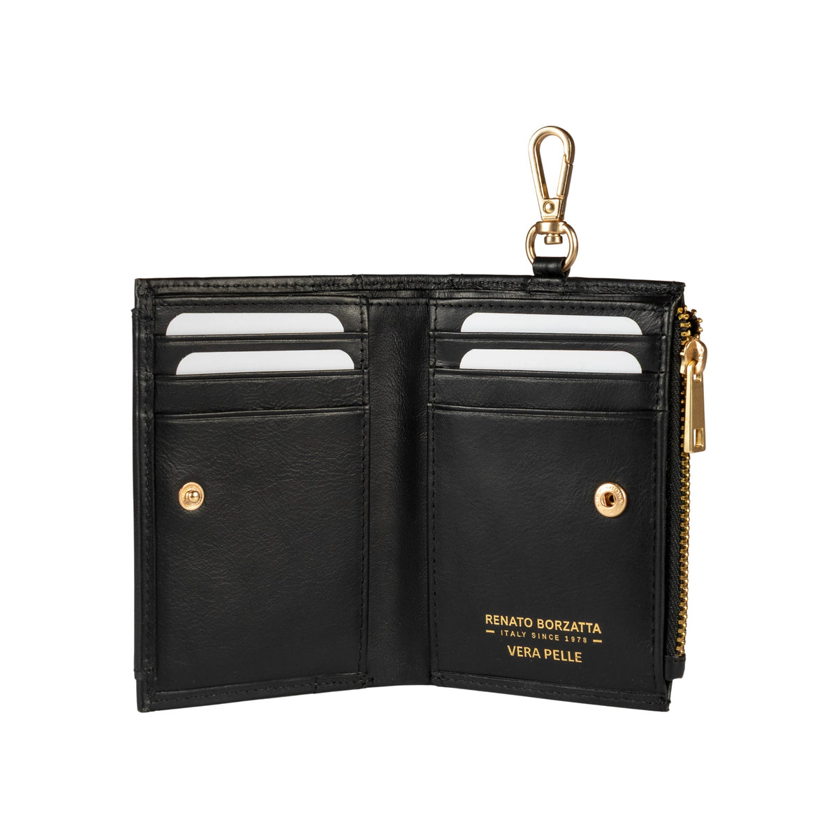 Women’s Italian Leather Wallet – Black