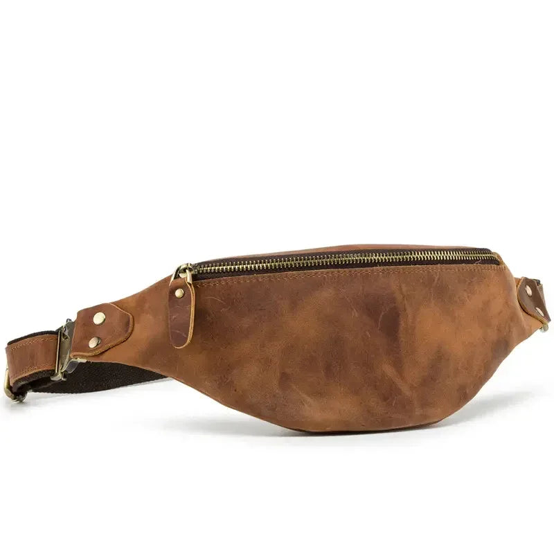 Wagner Full-Grain Leather Waist Bag