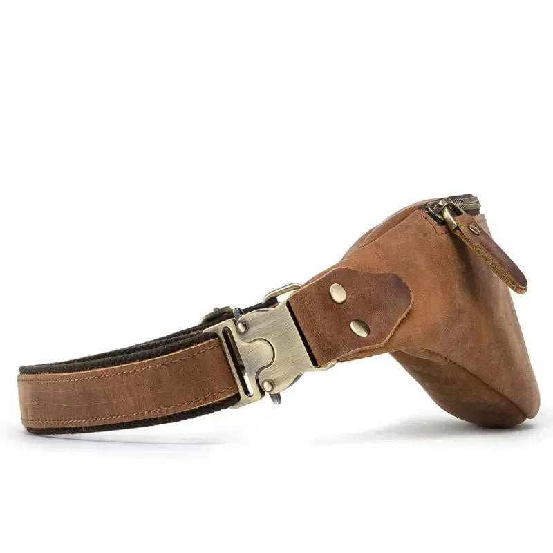 Wagner Full-Grain Leather Waist Bag